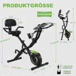 Devoko 4-in-1 Foldable Magnetic Resistance Exercise Bike