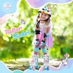 Adjustable Light-Up Unicorn Roller Skates for Kids