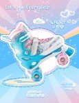 Adjustable Light-Up Unicorn Roller Skates for Kids