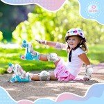 Adjustable Light-Up Unicorn Roller Skates for Kids