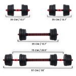 Adjustable Dumbbell Barbell Set for Home Gym