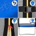 10 FT Outdoor Trampoline with Safety Enclosure