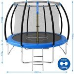 10 FT Outdoor Trampoline with Safety Enclosure