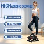 ACFIT Mini Stepper with Resistance Bands, Quiet Design