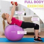 BalanceFrom Anti-Burst Yoga & Fitness Exercise Ball