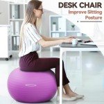 BalanceFrom Anti-Burst Yoga & Fitness Exercise Ball