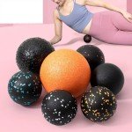 Yoga Foam Roller & Massage Peanut Ball Set