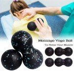Yoga Foam Roller & Massage Peanut Ball Set