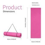 Extra Thick Non-Slip Yoga Mat with Strap