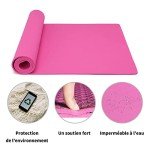 Extra Thick Non-Slip Yoga Mat with Strap
