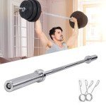 4ft Straight Weights Bar with Spring Clips
