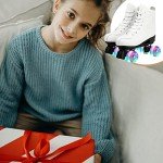 Simanli Women's Four-Wheel Roller Skates - White