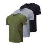 Men's Quick-Dry Athletic T-Shirt 3-Pack