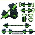 Hipicute 4-in-1 Adjustable Dumbbell Weight Set