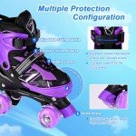 Adjustable Light-Up Roller Skates for Kids