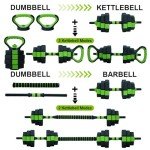 Hipicute 4-in-1 Adjustable Dumbbell Weight Set