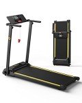 UREVO Folding Treadmill with 12 HIIT Modes