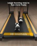 UREVO Folding Treadmill with 12 HIIT Modes