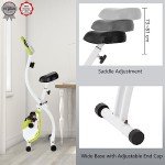 Ultrasport Folding Exercise Bike - Silent and Comfortable