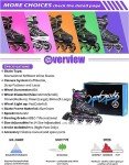 Adjustable Light-Up Inline Skates for Kids – Purple
