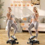 SogesHome Mini Stepper with Resistance Bands & Monitor