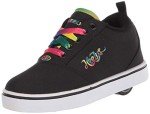 Rainbow Black Heelys Roller Shoes for Girls