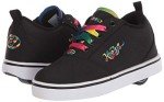 Rainbow Black Heelys Roller Shoes for Girls