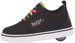 Rainbow Black Heelys Roller Shoes for Girls