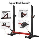 Adjustable Squat Rack Stand for Home Gym