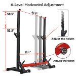 Adjustable Squat Rack Stand for Home Gym