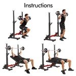 Adjustable Squat Rack Stand for Home Gym