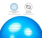 SJMR 65cm Anti-Burst Fitness Ball for Yoga & Pilates