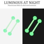 32PCS Glow-in-the-Dark Tongue Bars Set