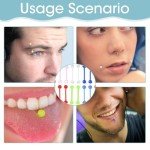 32PCS Glow-in-the-Dark Tongue Bars Set