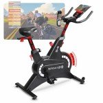 Sport24 Smart Exercise Spinning Bike with 8kg Flywheel