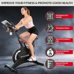 Sport24 Smart Exercise Spinning Bike with 8kg Flywheel