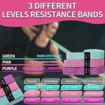 CEILIWEN Fabric Resistance Bands Set for Workouts