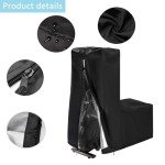 Waterproof Elliptical and Treadmill Cover, Black