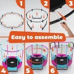 Happin 55” Safe Toddler Trampoline for Kids