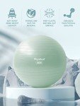 Teal 85cm Swiss Gym Exercise Ball with Pump