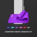 ZANGCO Extra Thick Multi-Purpose Yoga Mat - Purple