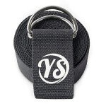 Extra Long Organic Cotton Yoga Strap - Graphite Grey