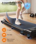 Compact Under Desk Treadmill with Incline & Remote