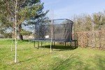 Deluxe Rectangular Trampoline with Safety Net & Ladder
