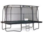 Deluxe Rectangular Trampoline with Safety Net & Ladder