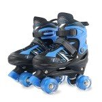 Adjustable Light-Up Roller Skates for Kids