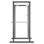 BodyTrain Adjustable Power Rack with Pull-Up Bar