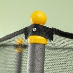 Kids 4.6FT Trampoline with Safety Enclosure