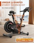 PASYOU Indoor Exercise Bike with LCD Display
