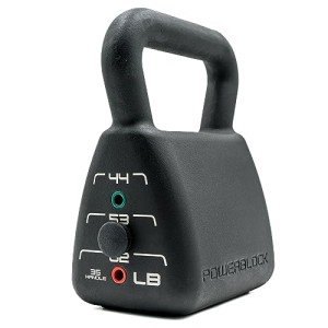 PowerBlock Adjustable Kettlebell – 35-62 lbs